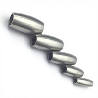 Connecteurs de bracelet en forme d'olive en acier inoxydable plaqué sous vide avec fermoirs magnétiques, vente en gros directe usine, accessoires de bijoux DIY