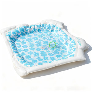 Tapete de Juego con Aspersor de Agua <span class=keywords><strong>para</strong></span> Niños, Duradero y de Primera Calidad, con Estampado Floral, Antideslizante, de PVC, <span class=keywords><strong>para</strong></span> Diversión en el Jardín, la Playa o al Aire Libre en Verano - Product Image 1