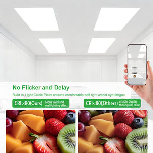 Panel de Luz LED Retroiluminado con Certificación ETL DLC, IP44, Bajo <span class=keywords><strong>UGR</strong></span>, 5CCT Seleccionable, 40W, para Uso en Hospitales y Talleres, Garantía de 5 Años - Product Image 5