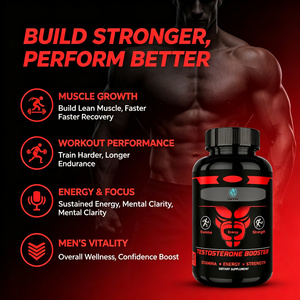 Complément Alimentaire <span class=keywords><strong>en</strong></span> Capsules pour Hommes avec Horny Goat Weed, Tongkat Ali et Saw Palmetto – Soutient l'Endurance, l'Énergie et la Force – ODM/OEM - Product Image 3