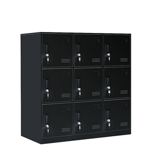 Modern Steel <b>Lockers</b> with Key Locks for Office School Commercial Use Industrial Design Durable Storage Cabinet - Product Image 1