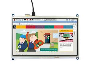 Pantalla Waveshare para Raspberry Pi de 10.1 Pulgadas, Monitor LCD con Pantalla Táctil Resistiva, Resolución 1024x600, Relación de Aspecto 16:9, A334 - Product Image 5