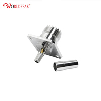 Connecteur RF Fabricant Plaqué Argent UHF Femelle Jack SO239 pour Câble Coaxial RG58/LMR200/LMR195 Adaptateur