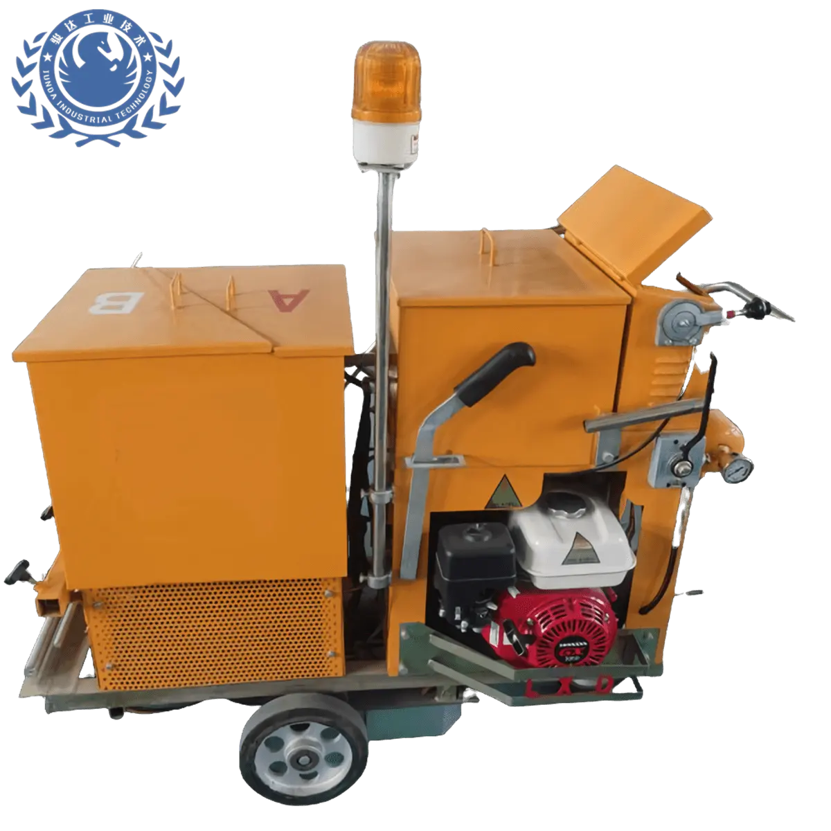 two component used thermoplastic automatic road marking paint machine