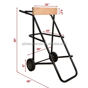 Lourd 70KG 315lb 115hp charge Max hors-bord bateau moteur support transporteur chariot chariot pliant moteur transporteur chariot outil chariot wagon