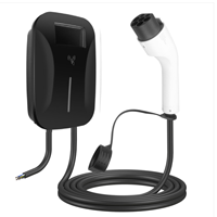 Chargeur mural GBT pour véhicules électriques 32A 7KW monophasé, nouvelle version, homologué IP65, compatible WiFi/4G, personnalisable