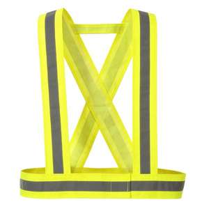 PORTWEST - HV55YER Bretelles jaunes haute visibilité-EAN 5036108253715 HI-VIS WORKWEAR - Product Image 1