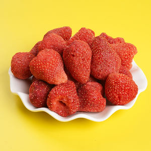 Favorito Exclusivo Congelar Frutas Secas Lanches Sem Açúcar Adicionado Frutas Secas Congeladas Doce e Sour Morango Liofilizado - Product Image 5
