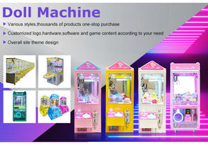 Customized Double-player Mini Coin Operated Claw <b>Machine</b> Indoor Arcade Entertainment Toy Crane Metal Structure One Year Warranty - Product Image 6