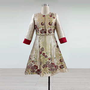 Robes de cérémonie élégantes et luxueuses pour femmes grandes tailles, tailleur d'église avec veste courte, robes personnalisées pour événements, tenues du dimanche - Product Image 1