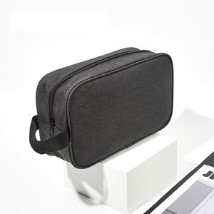Pochette de toilette personnalisée avec logo, fermeture éclair, sac de soins personnels, trousse de toilette de voyage pour cadeaux d'événements - Product Image 3