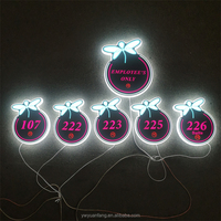 Numéros de maison muraux illuminés par LED Signe d'adresse de numéro de porte de maison lumière solaire de numéro de maison pour l'extérieur