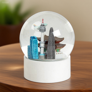 ลูกโลกหิมะทำจากเรซิ่นแลนด์มาร์คของประเทศเกาหลี65 80 100มม. ของที่ระลึกการเดินทางของตกแต่งบ้านของขวัญโปรโมชั่นที่กำหนดเอง - Product Image 3
