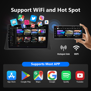 Radio con Gps para <span class=keywords><strong>coche</strong></span>, reproductor Multimedia con Android, <span class=keywords><strong>pantalla</strong></span> táctil, 2 Din, <span class=keywords><strong>Dvd</strong></span>, IPS, DSP, 9 pulgadas, Unidad Central - Product Image 3