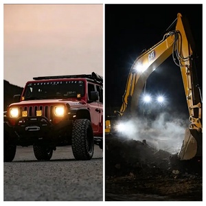 Nouveau phare LED SG 5 pouces 45W 9-32V à faisceau scellé, feux de croisement/route 6000K pour camions, motos, machines agricoles et de construction - Product Image 4