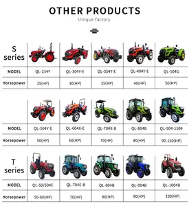Landwirtschaft liche 4-Rad-Trator Mini 4x4 kompakte Tract eur Agricole Farm 25PS 40PS 45 PS 50 PS 30 60 PS 4WD Traktor Agricol