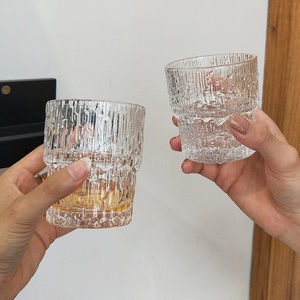 Tazza da Caffè in <span class=keywords><strong>Vetro</strong></span> Isolante Retrò Eco-Friendly Senza Manico e Senza Coperchio, Design Moderno per <span class=keywords><strong>Espresso</strong></span>, Latte, Succhi di Frutta - Product Image 3