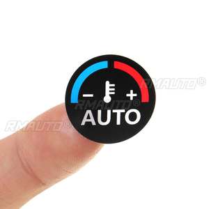 Pegatina Decorativa Plateada/Negra para Reparar Botones de Control de Climatización de Automóviles Ford S-Max/Mondeo, para Corregir Botones Desgastados - Product Image 6