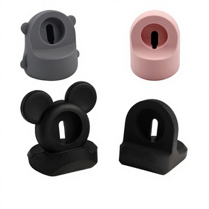Support de charge sans fil avec base en silicone pour <span class=keywords><strong>Apple</strong></span> IWatch ; Station de charge pour montre connectée ; Fabriqué en Chine ; Vente en gros disponible - Product Image 1