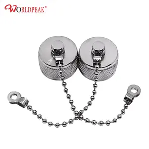 Rf Coaxiale Connector Metalen Cup N Type M Type Man Vrouw Connector Dust Proof Cover Cap Met Ketting