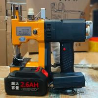 Machine à coudre portative sans fil pour sacs tissés, 2.6AH 4.0AH, avec batterie au lithium et coupe-fil automatique, scelleuse de sacs portable