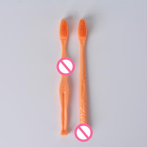 Brinquedo para Festa de Despedida de Solteira, 2 Peças/Conjunto, Acessórios Sexuais Engraçados em Forma de Pênis e Seios, Escovas de Dente para Festa de Despedida de Solteiro - Product Image 4