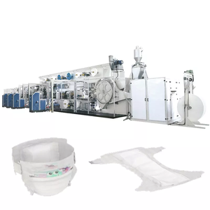 Machine à couches pour bébés/adultes de qualité supérieure, entièrement servo, avec moteur PLC 380V 450ppm, pour l'entraînement aux couches et les couches geriatriques - Product Image 1