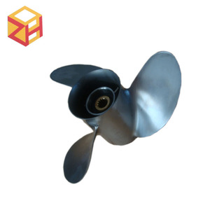 3-lame Baladed 17-cm Pitch marine Aluminum levigato elica superficiale - Product Image 2