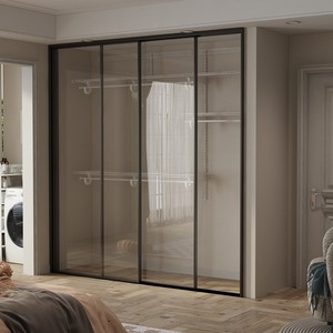 Petites étagères en fil métallique pour garde-manger, armoire ouverte avec tiroirs, armoire blanche - Product Image 6