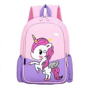 Cartoon Niedlicher Wasserdichter Nylon-Schulrucksack für 3-8 Jahre Alte Kinder mit Großer Kapazität, Mehreren Taschen und Atmungsaktivem Schultergurt - Product Image 1