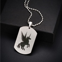 Pendentif Breloque Cheval en Acier Inoxydable pour Fabrication de Bijoux – Vente en Gros