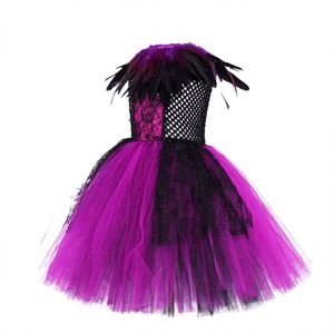 Disfraz de Maléfica para Niña, Disfraz de Bruja Malvada, Reina, Halloween, Carnaval, Cosplay, Disfraz de Fantasía - Product Image 3