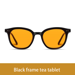 Gafas de Sol Vintage para PC, Monturas Negras para Todo Tipo de Rostro, Gafas de Moda con Protección UV400, Unisex - Product Image 5