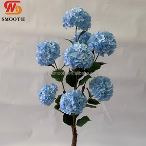 ต้นดอกไฮเดรนเยียประดิษฐ์สีชมพูขนาด 1.4 เมตร พร้อมใบไม้สีเขียว สำหรับตกแต่งงานแต่งงาน งานอีเว้นท์ และเป็นของตกแต่งกลางโต๊ะ - Product Image 4