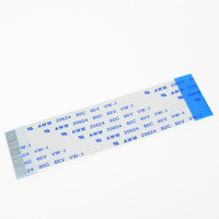 Câble électronique PTFE FFC AWG 20624 80C 60V VW-1 17 broches pas de 0,5 mm pour téléviseur LED 43 pouces Sansui 4K 50