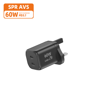 60W gan USB Loại C sạc với SPR/ AVS cho iphone17 PPS 45W sạc nhanh cho Samsung QC3.0 pd3.0 cho bộ sạc điện thoại iphone16 - Product Image 4