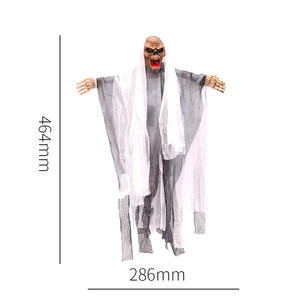 DAMAI Halloween Décorations <span class=keywords><strong>De</strong></span> Fête Crâne Fantôme Sorcière Ornement Suspendu Fantôme Pendentif pour Évasion Chambre <span class=keywords><strong>Secrets</strong></span> Robe D'horreur - Product Image 6