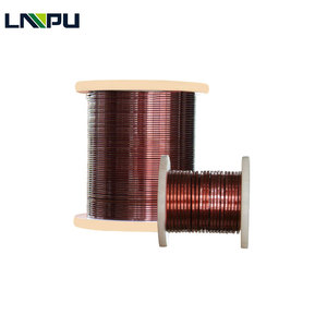 좌초된 Polycab 감기 철사 전기 구리 14mm 에나멜을 입힌 직사각형 구리 철사 LP 자석 철사 격리된 고체 - Product Image 4
