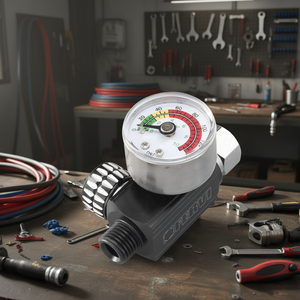 Regulador de Presión Fervi con Manómetro 0-100 Psi para Herramientas Neumáticas - Product Image 3