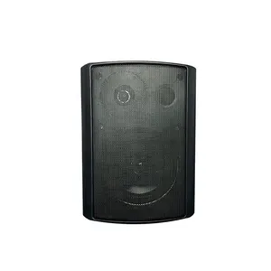 PA系统5英寸30w黑色ABS盖无源墙内音频壁式扬声器