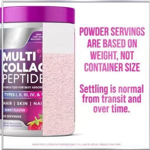 Colágeno en Polvo de Marca Privada OEM, Proteína de Colágeno Múltiple, Ácido Hialurónico, Vitamina C, Suplemento para el Crecimiento de la Piel y el Cabello - Product Image 4