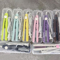 La dernière version du fer à lisser multifonctionnel à succès, étiquette personnalisée, mini lisseur de cheveux portable