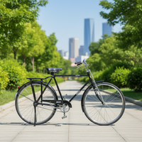 2026 Sıcak Fırsat Fabrikadan Gönderime Hazır 28 inç V Frenli Şehir Bisikleti Retro Kargo Bisikleti Vintage Bicicleta Urbana Yetişkinler İçin