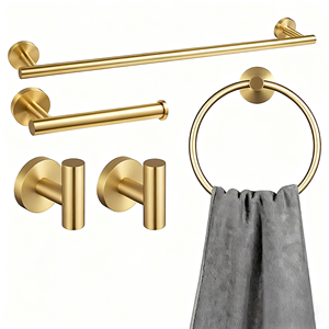 Настенный настенный держатель для полотенец, 304 из нержавеющей стали - Product Image 3