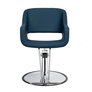Chaises de salon de beauté bleues, chaise de coiffure à levage hydraulique, chaise de barbier pour salon de coiffure - Product Image 2