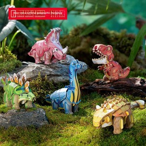 Rompecabezas de Papel Estereoscópico 3D Mengbag, Juguete Educativo de Ensamblaje, Ciencia Natural, Animal, Manualidades, Panda Pequeño, 0-24 Meses - Product Image 2