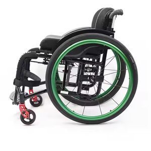 Silla de ruedas deportiva súper ligera Silla de ruedas manual plegable de aleación de aluminio de 24 pulgadas para adultos - Product Image 5