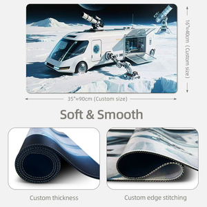 Tùy Chỉnh In Đồ Họa Xe Chất Lượng Cao Su Máy Tính Thăng Hoa Anime Chuột Pad XXL Bàn Phím PC Chuột Chơi Game Mousepad Chuột Pad Mat - Product Image 6