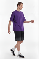 T-shirt décontracté quotidien pour homme en pur coton 230 GSM, personnalisable avec motif, coupe oversize, vierge, pour la personnalisation en gros