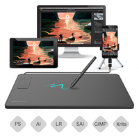 Tablette graphique numérique sans fil interactive portable 10moons G12 avec stylet pour PC